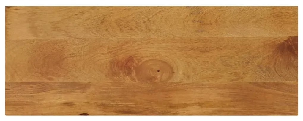 vidaXL Tampo de mesa retangular 70x30x2,5 cm mangueira maciça