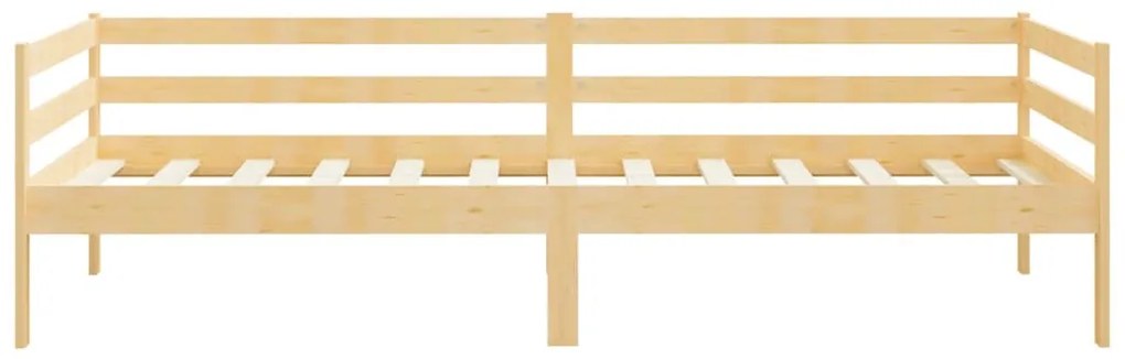 Sofá-cama pinho maciço 90x200 cm