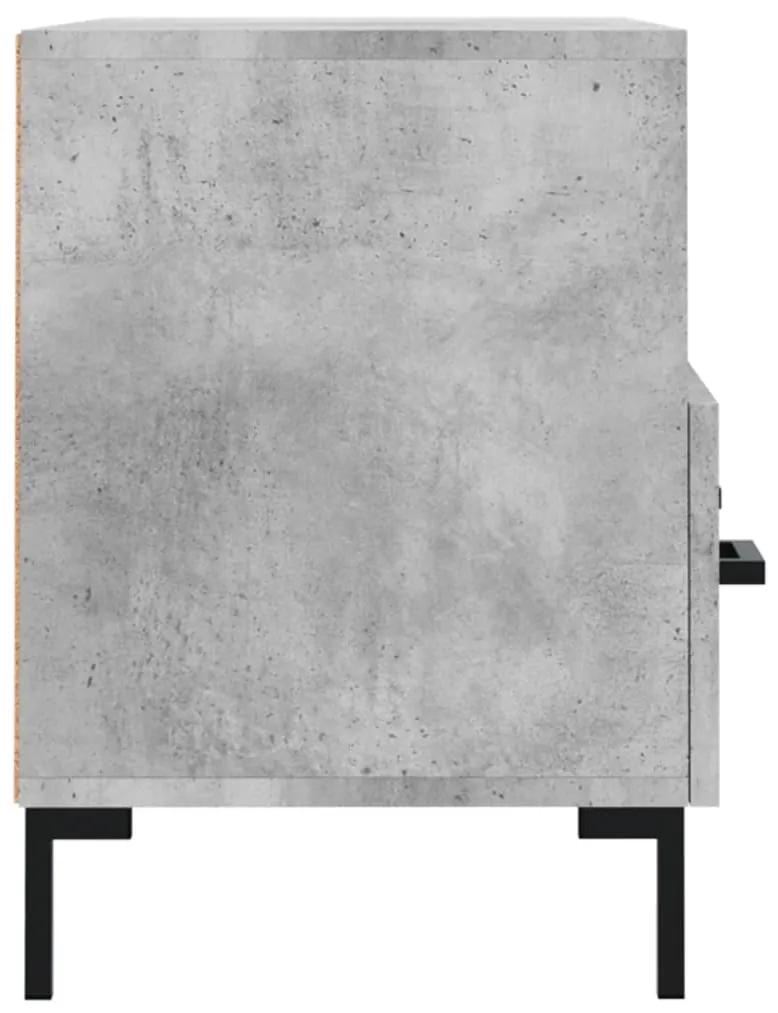 Móvel de TV 80x36x50 cm madeira processada cinzento cimento