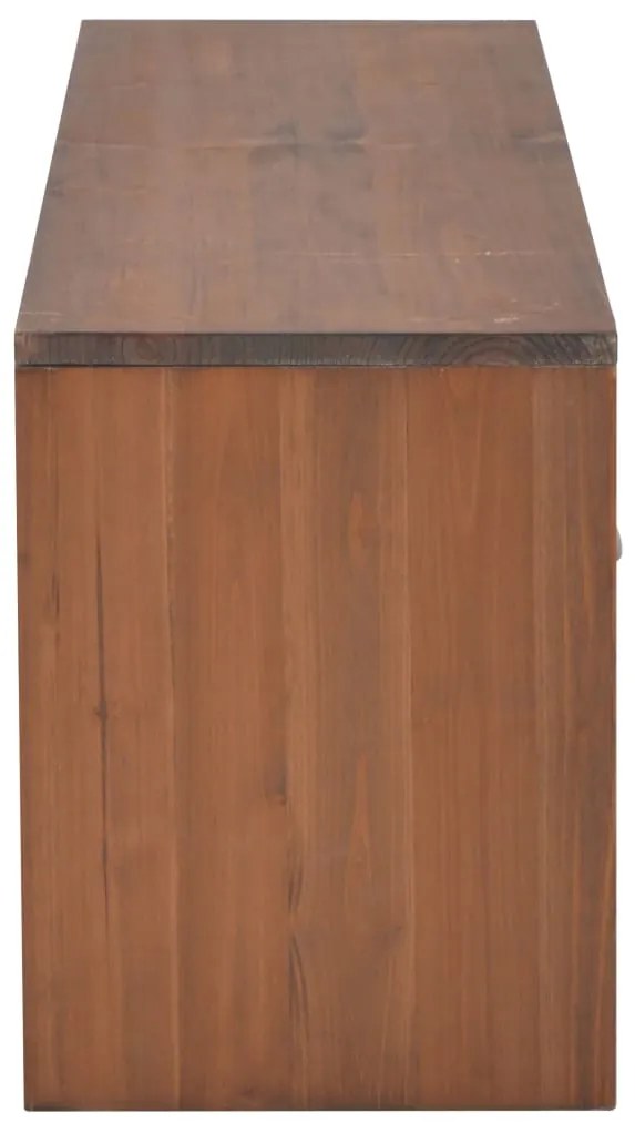 Móvel de TV com 4 gavetas 120x30x40 cm abeto maciço