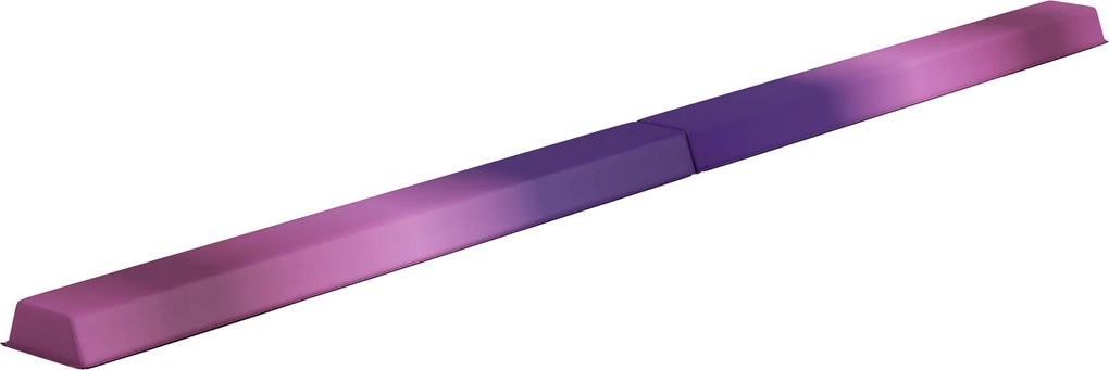 Trave de Ginástica Dobrável, 236 x 15 x 6,5 cm, Núcleo em Espuma EVA, Violeta