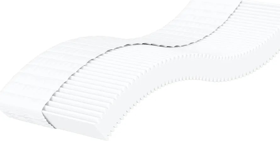 Colchão de espuma 80x220 cm dureza H2 H3 branco