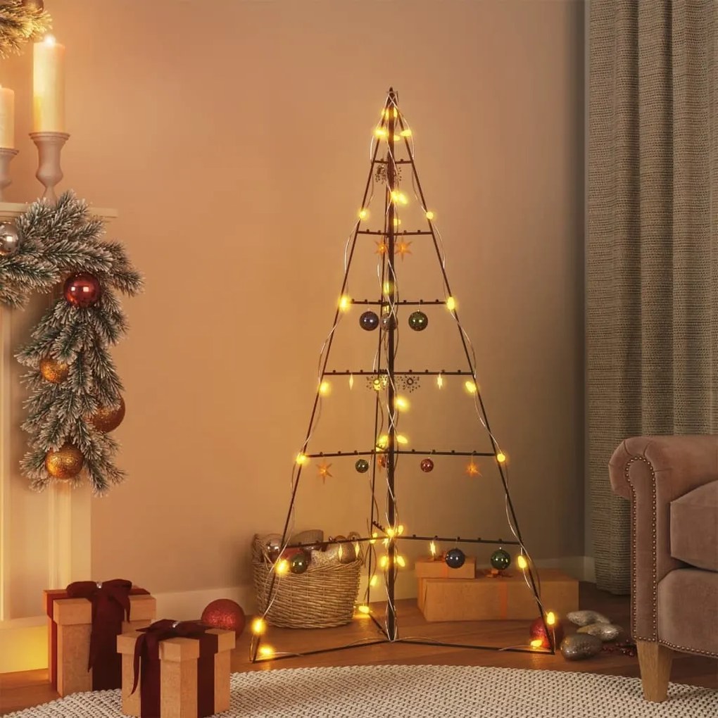 Árvore de Natal Piramide para Decoração em Metal - 140 cm