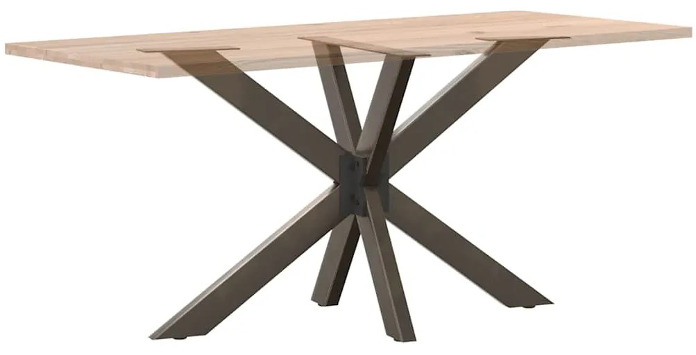 Pé de mesa de jantar em formato de aranha, preto, 120x68x(72-73) cm, a