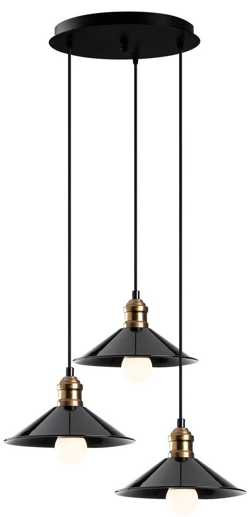 **** Chandelier Berceste – Preto – 44 cm x 108 cm
**