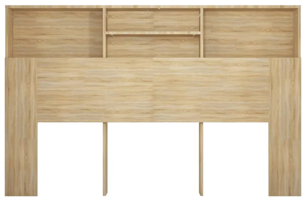 Armário de cabeceira 160x19x103,5 cm cor carvalho sonoma