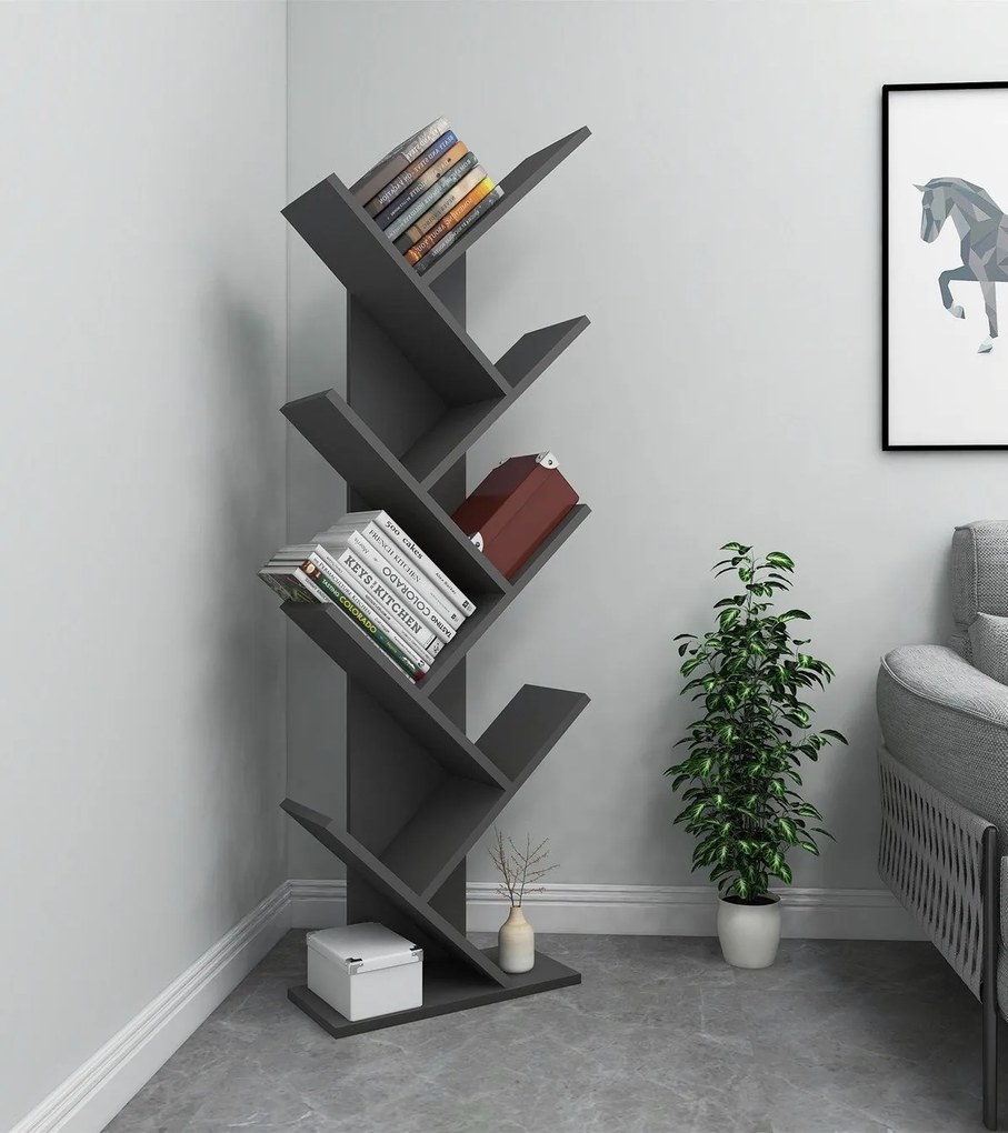 Estante Hitit – Antracite – 46x128,5x22 cm