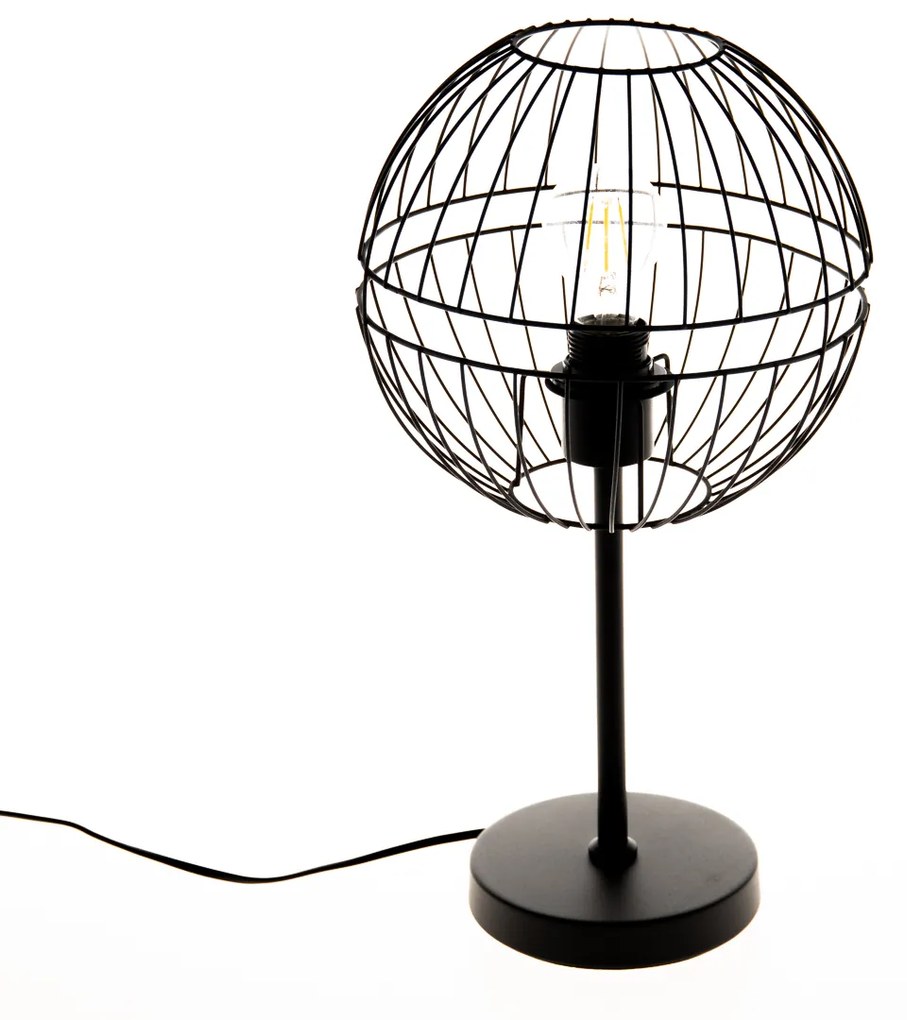 Candeeiro de mesa moderno preto - Sphaera Moderno