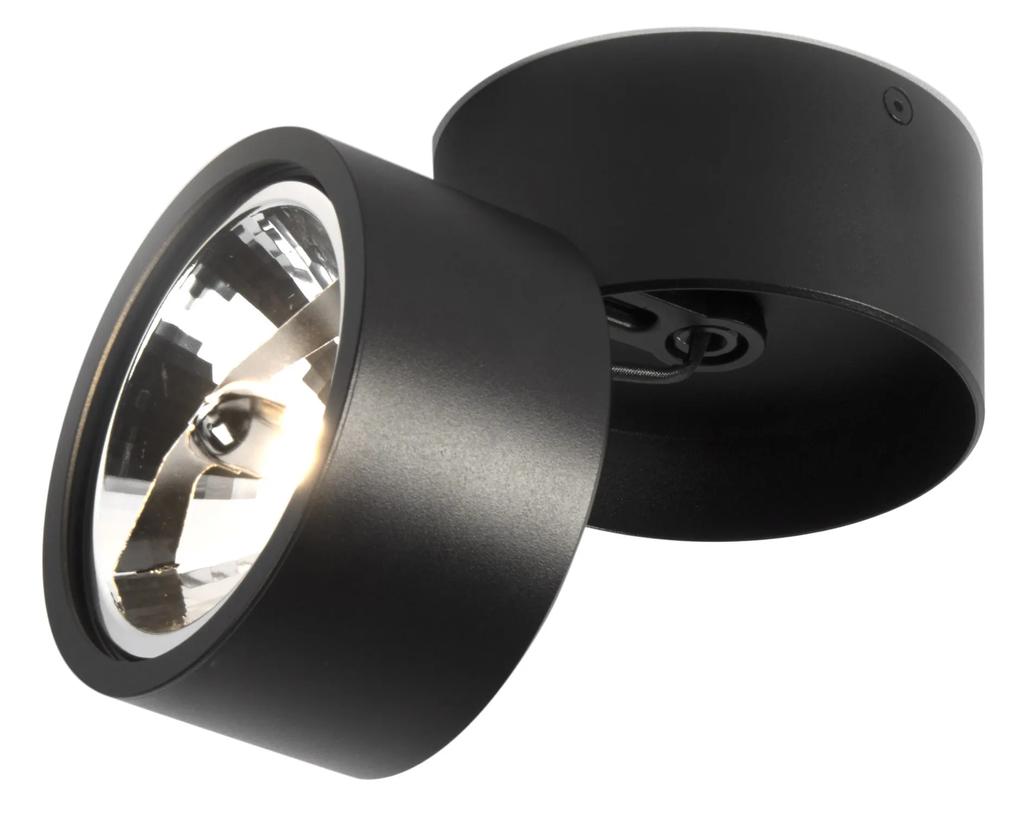 Conjunto de 2 focos modernos pretos orientáveis - GO Nine Tubo Design,Industrial,Moderno