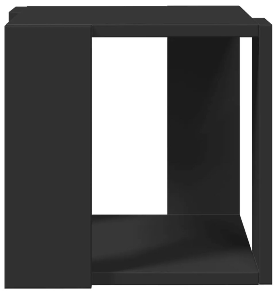Mesa de centro 32x32x30 cm derivados de madeira preto