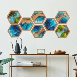 Autocolantes de parede para quarto - Triple Texture