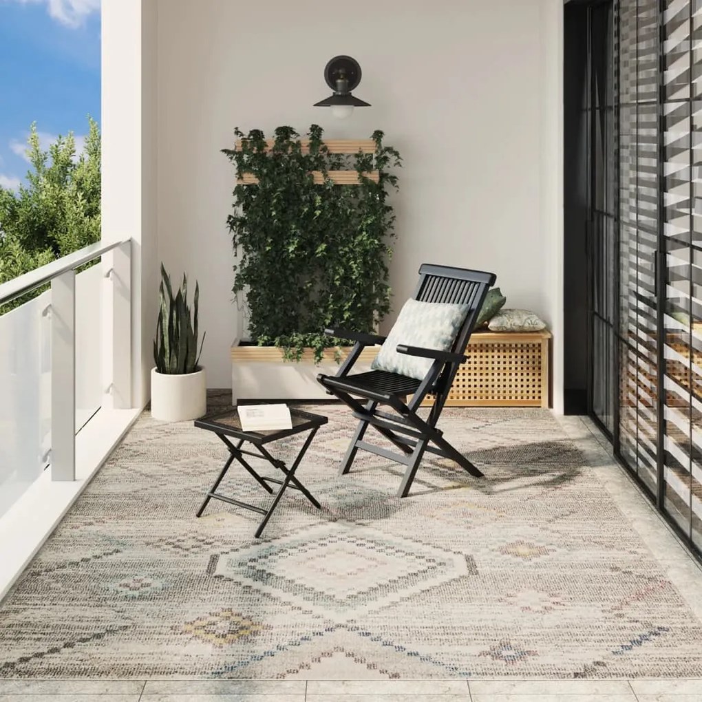 vidaXL Tapete de interior e exterior design vintage ARBIZU 240x340 cm