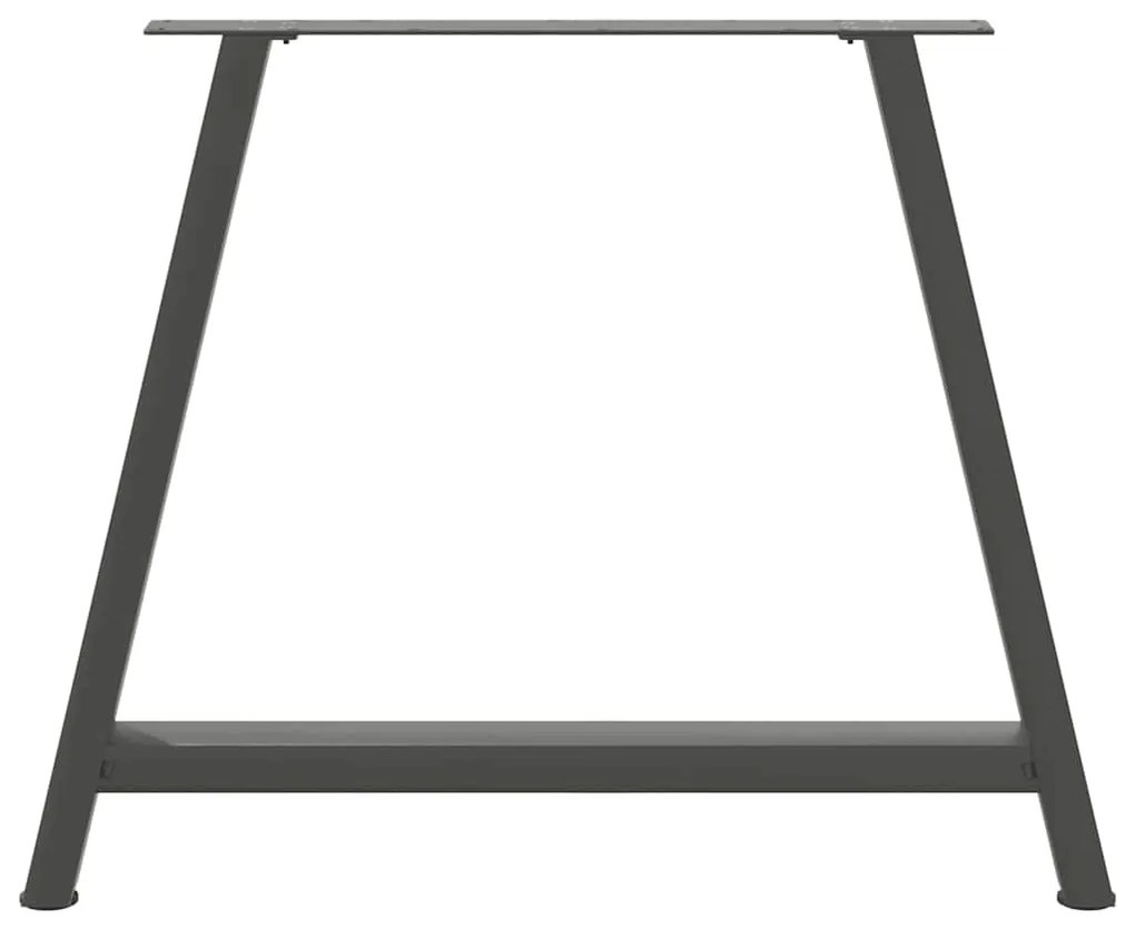 Pés para mesa de jantar em formato A, 2 peças, antracite, 90x (72-73)