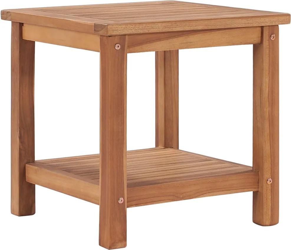 Mesa de centro 45x45x45 cm madeira de teca maciça