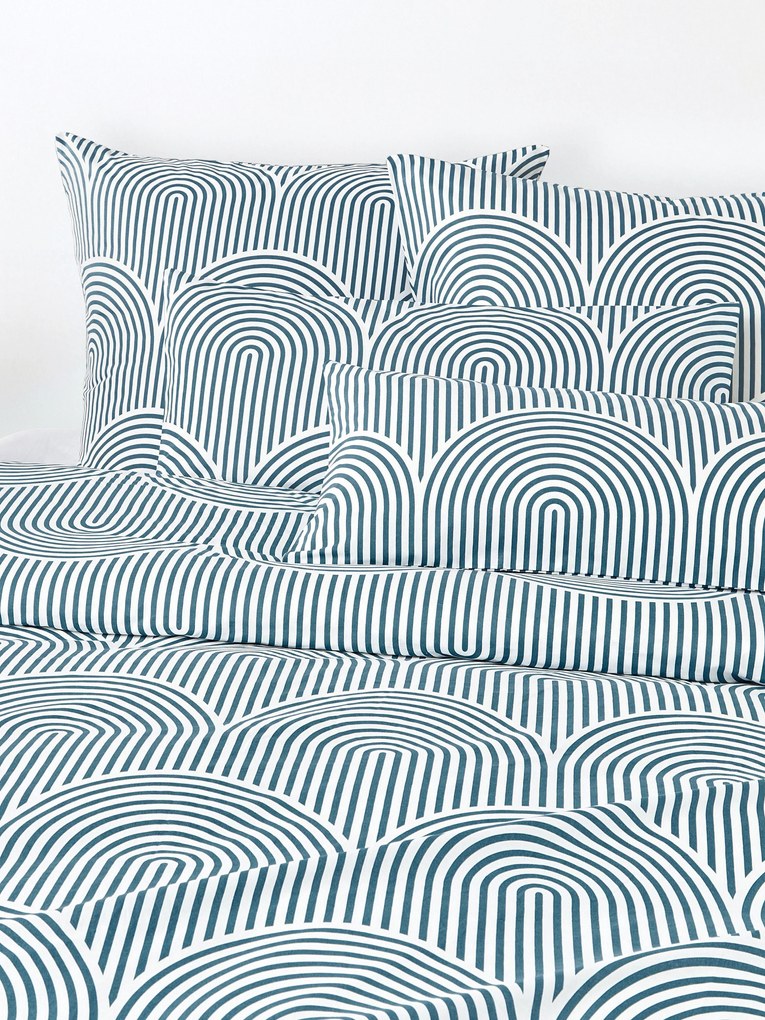 Capa de edredão em algodão Arcs