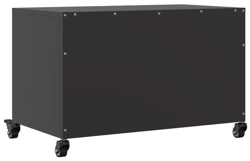 Móvel de TV 68x39x43,5 cm aço preto