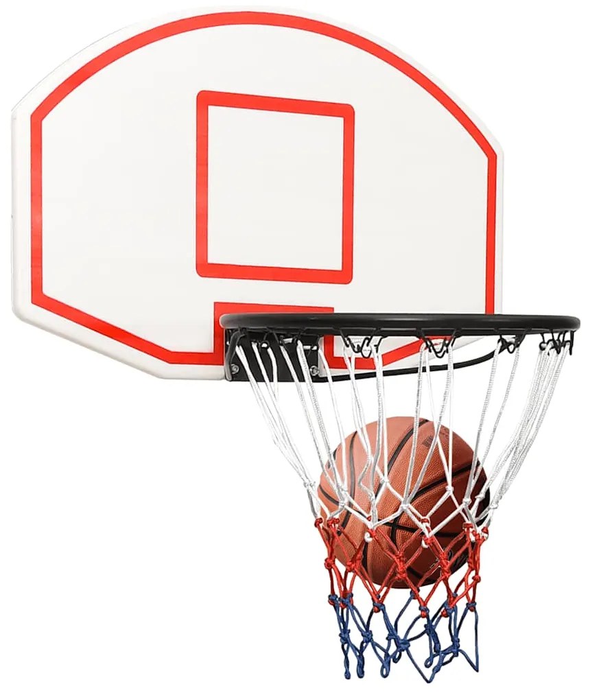 Tabela de basquetebol 71x45x2 cm polietileno branco