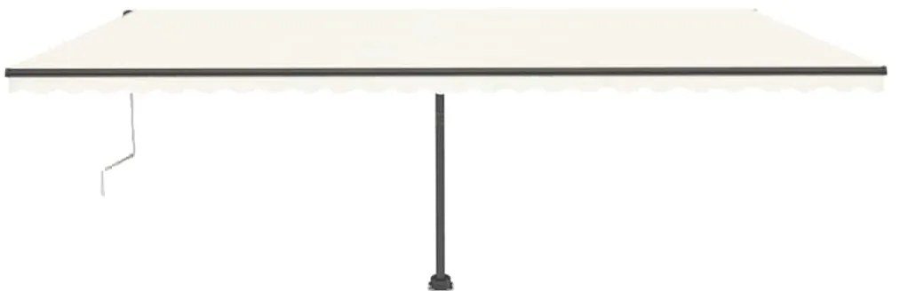 Toldo automático independente 600x300 cm cor creme