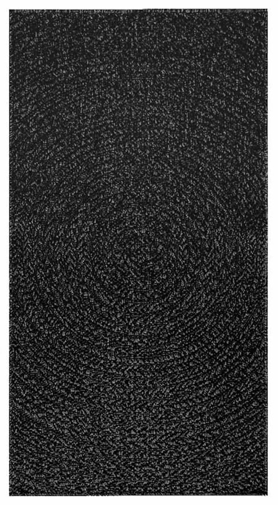 Tapete ZIZUR antracite 80x150 cm aspeto juta interior exterior