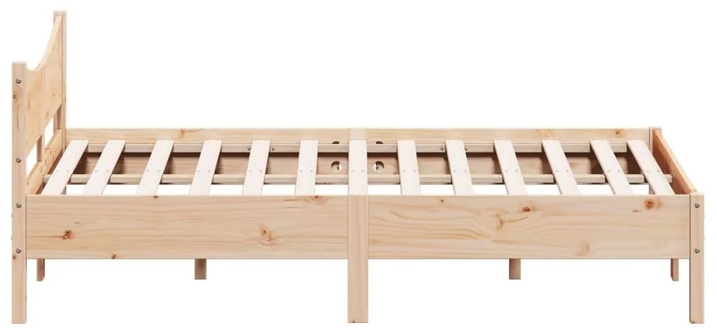 Cama sem colchão 160x200 cm madeira de pinho maciça
