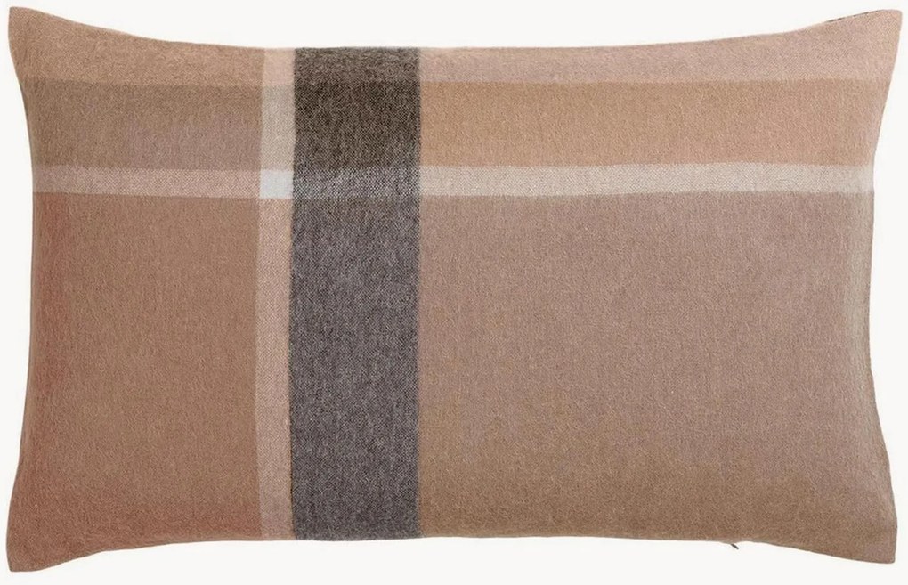 Capa de almofada reversível em lã de alpaca Manhattan