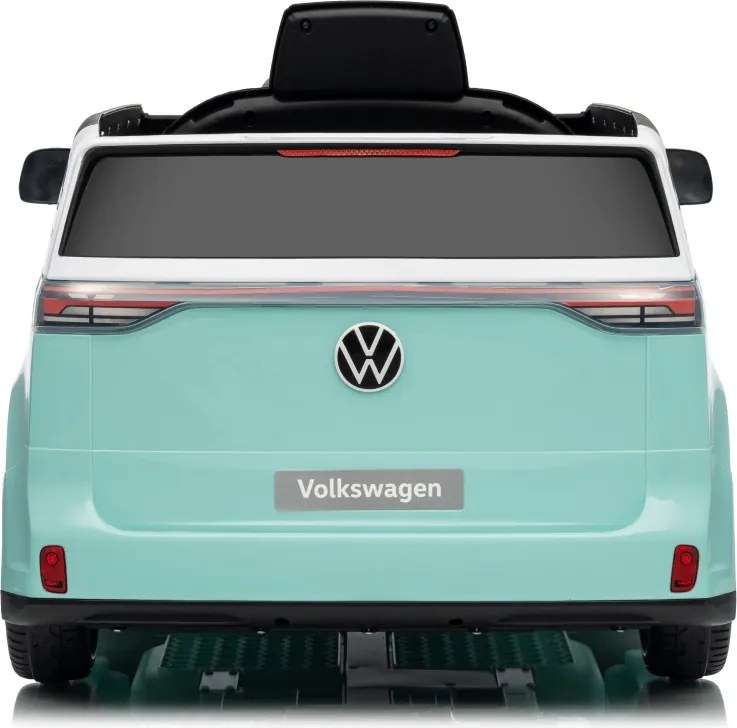 Carro elétrico para Crianças 12V Volkswagen ID BUZZ, Rodas Espuma EVA, assento couro ecológico Azul