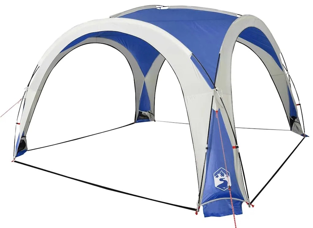 Tenda de festas impermeável azul