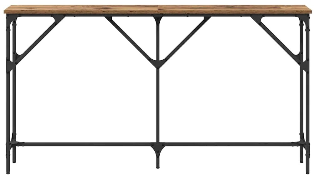 Mesa de Consola Madeira Antiga 140x23x75 cm Madeira Engenharia