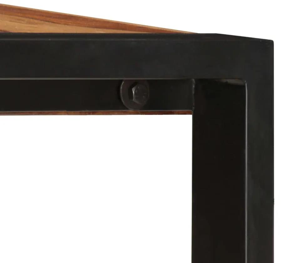 Mesa de jantar 160x80x75 cm madeira de sheesham maciça