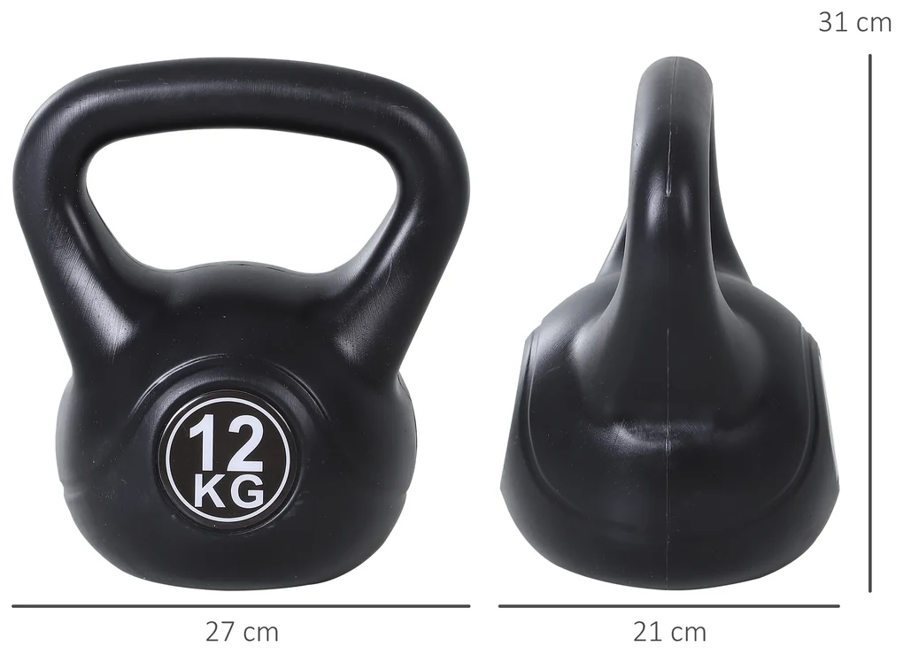 BILDER Kettlebell Da 10 Kg Con Rivestimento In Neoprene – Impugnatura Ergonomica E Antiscivolo, Nucleo In Ghisa, Ideale Per Esercizi Di Forza, Cardio E Funzionale A Casa O In Palestra