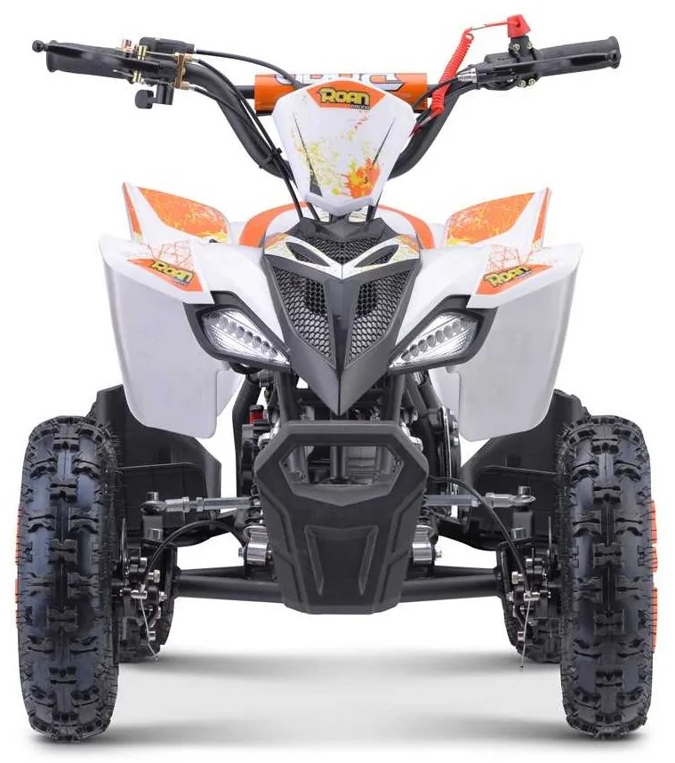 MINI MOTO 4 GASOLINA PARA CRIANÇAS 49cc Roan Ratte R6 4.5cv Laranja