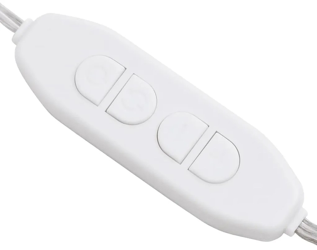 Iluminação de espelho c/ 8 lâmpadas LED branco quente e frio