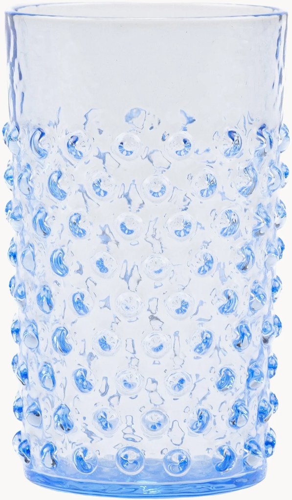 Copos artesanais Opaline Hobnail, conjunto de 6