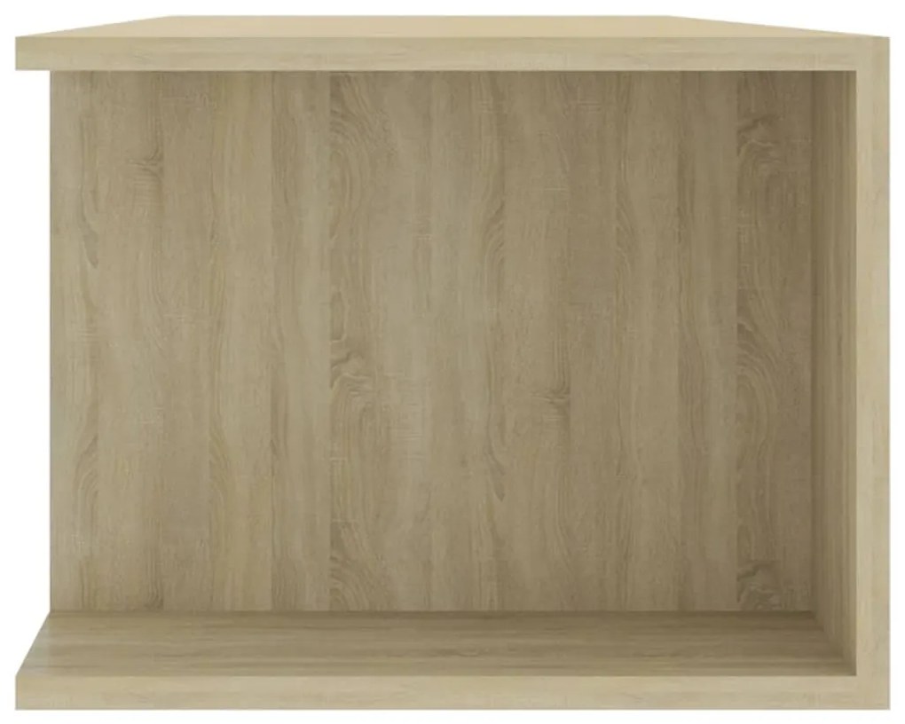 Móvel de TV com luzes LED 135x39x30 cm carvalho sonoma