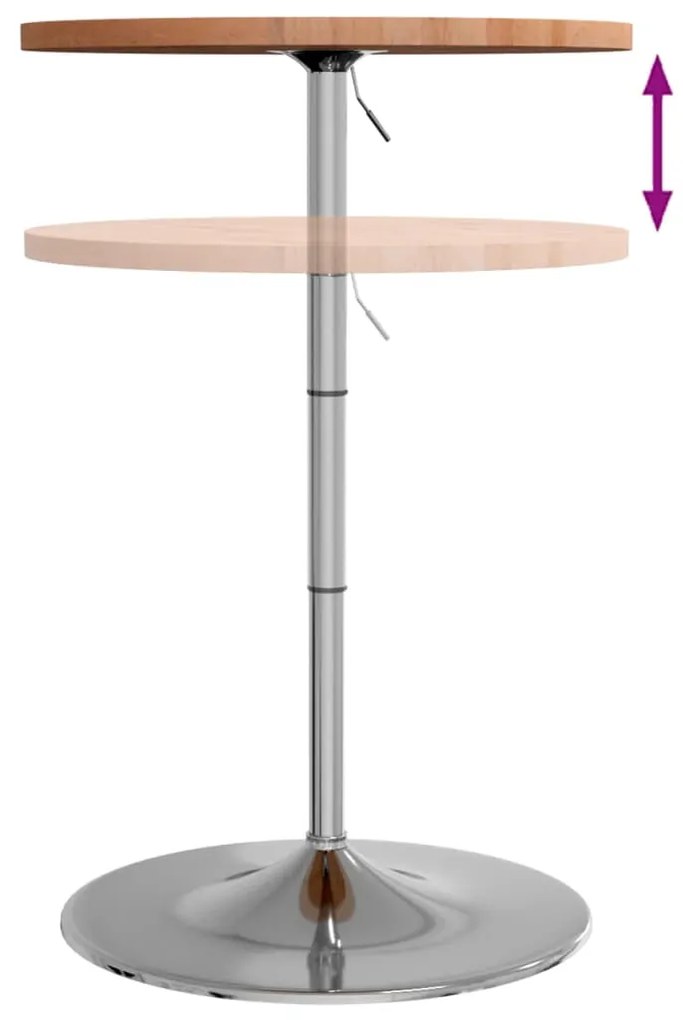 Mesa de bar Ø60x90,5 cm madeira de faia maciça