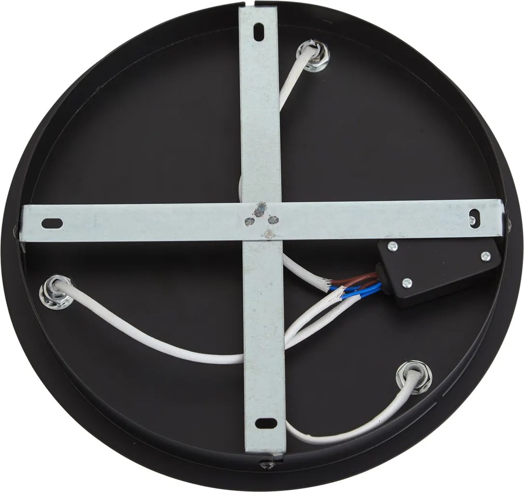Foco de casa de banho moderno preto 3 focos IP44 - Ducha