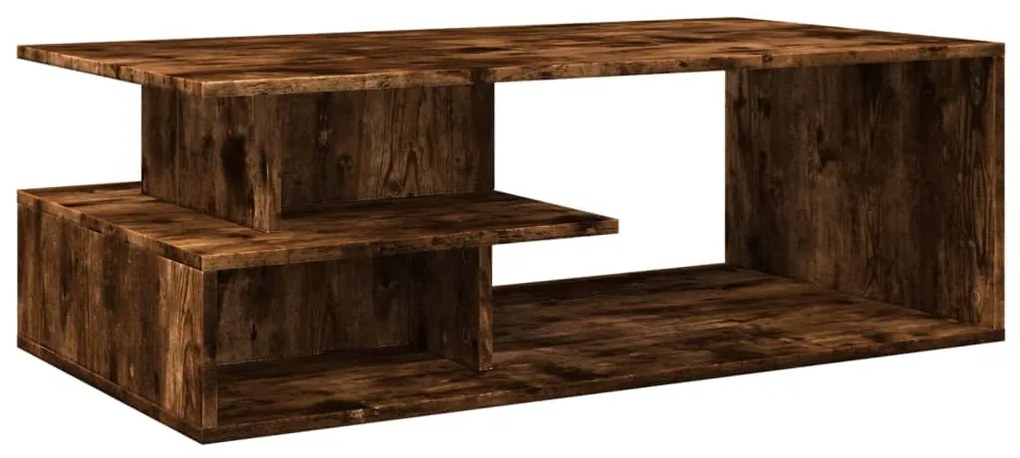Mesa de centro 102x55x35 cm derivados madeira carvalho fumado
