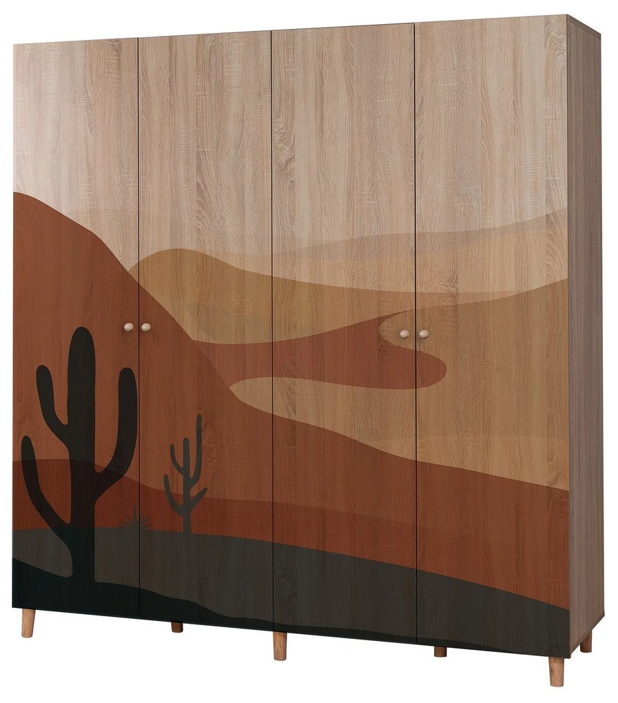 Roupeiro Loni – Sonomo – 180x192x52 cm