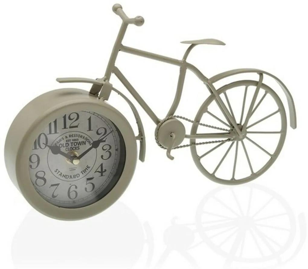 Tafelklok Bicicle Versa Cinzento Metal (6 x 20 x 33 cm) (6 x 20 x 33 cm)