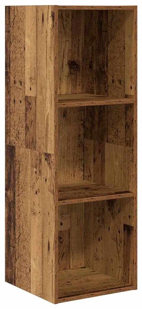 Conjunto de Estantes para TV Madeira antiga 37 x 37 x 107 cm