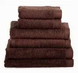 Toalhas banho 100% algodão penteado 580 gr. cor castanho: 1 toalha banho 70x140 cm