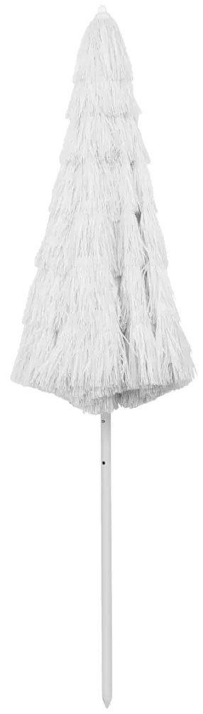 Guarda-sol de praia Hawaii 300 cm branco