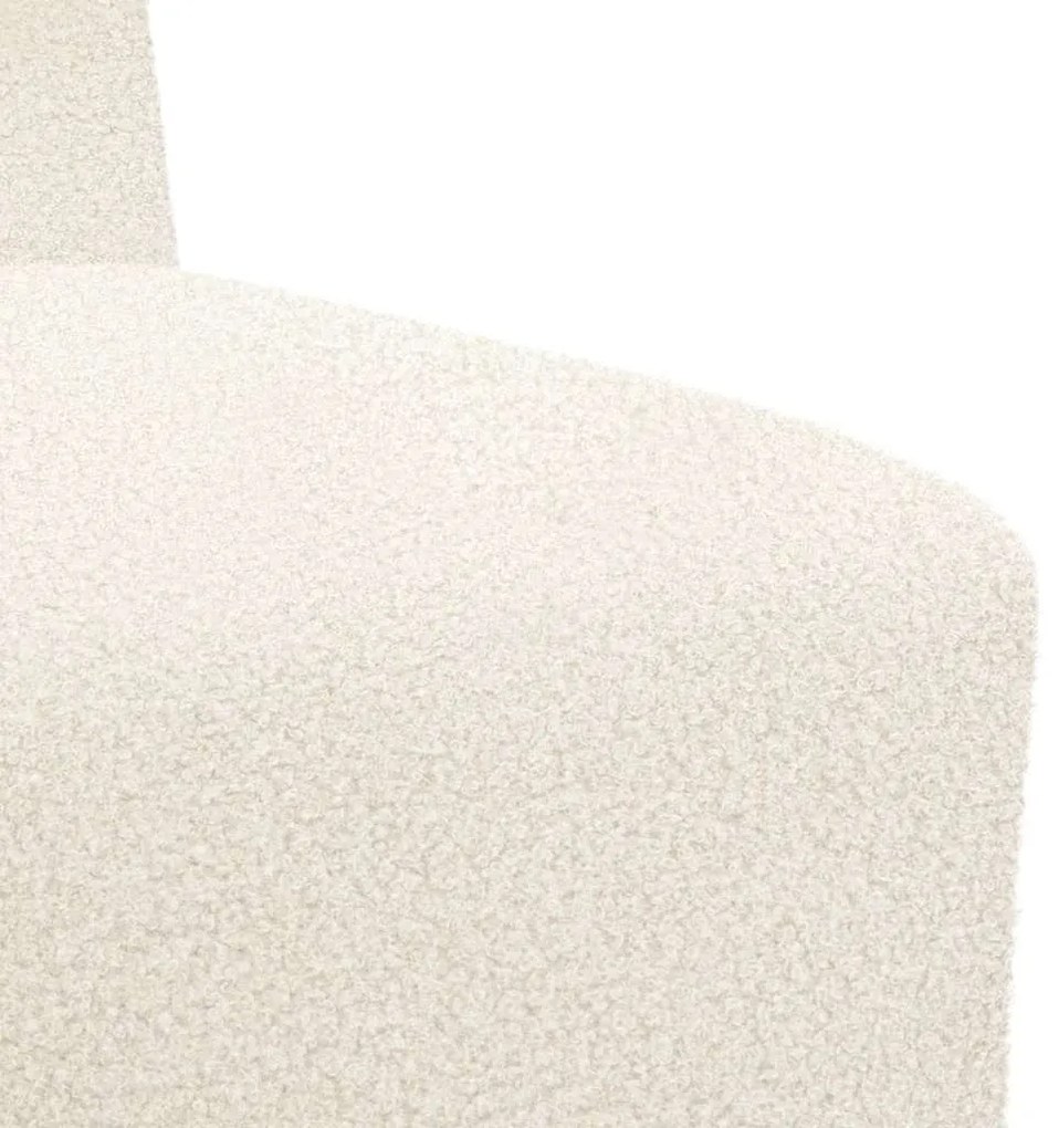 Sofá Chiar 2 pcs Creme 55 x 74 x 82 cm Tecido de veludo côtelé