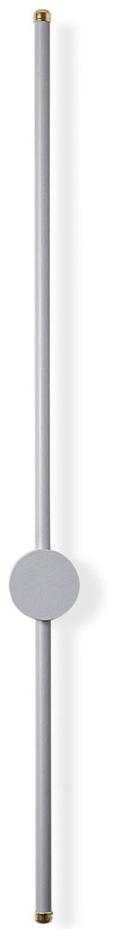 Lâmpada de Parede Sword - Cinza - 91x10x7cm