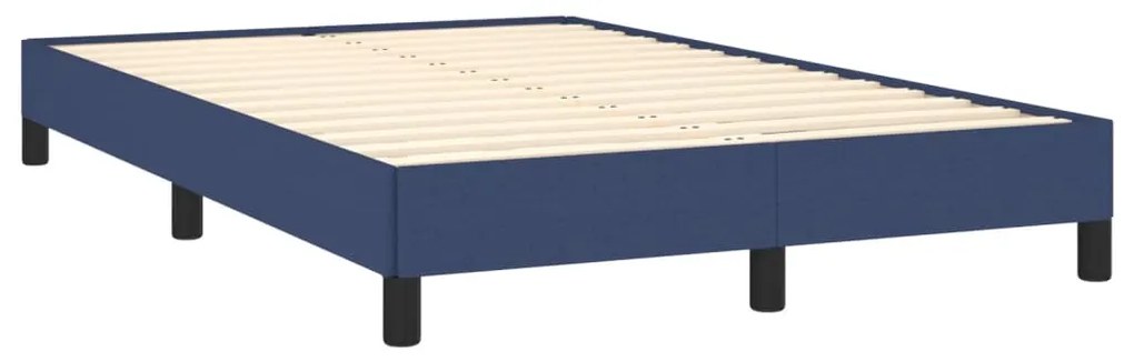 Estrutura de cama sem colchão 120x200 cm tecido azul
