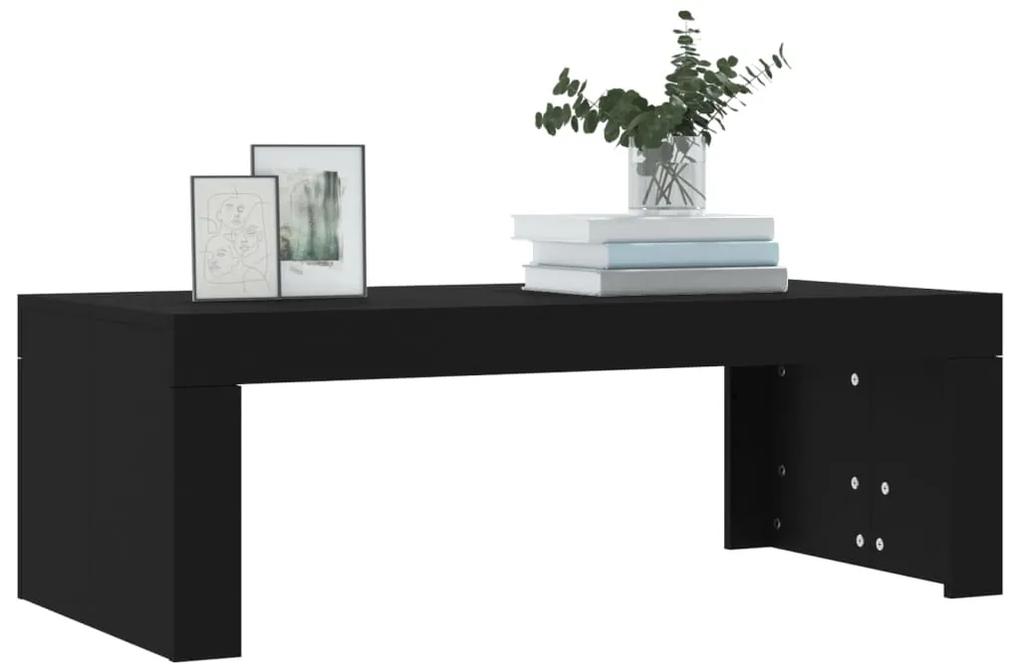 Mesa de centro 102x50x36 cm madeira processada preto