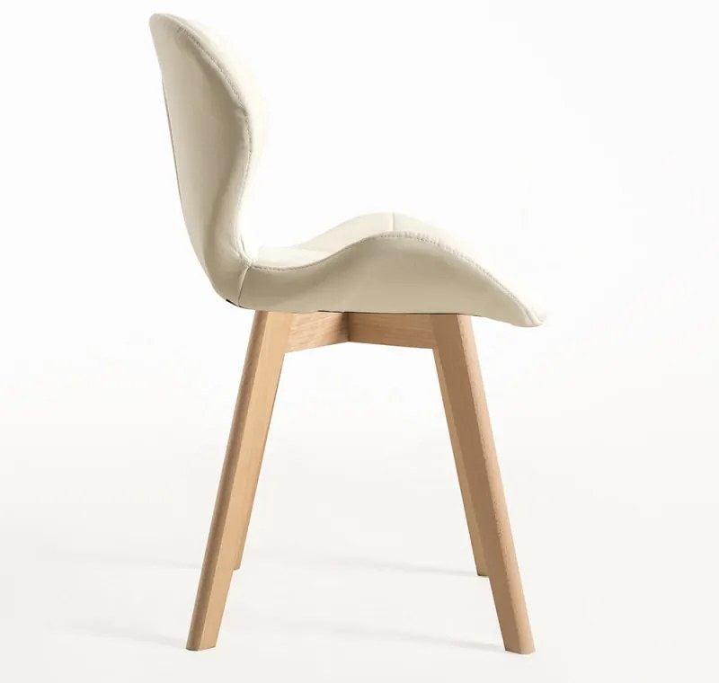 Pack 4 Cadeiras Zie Tecido - Beige