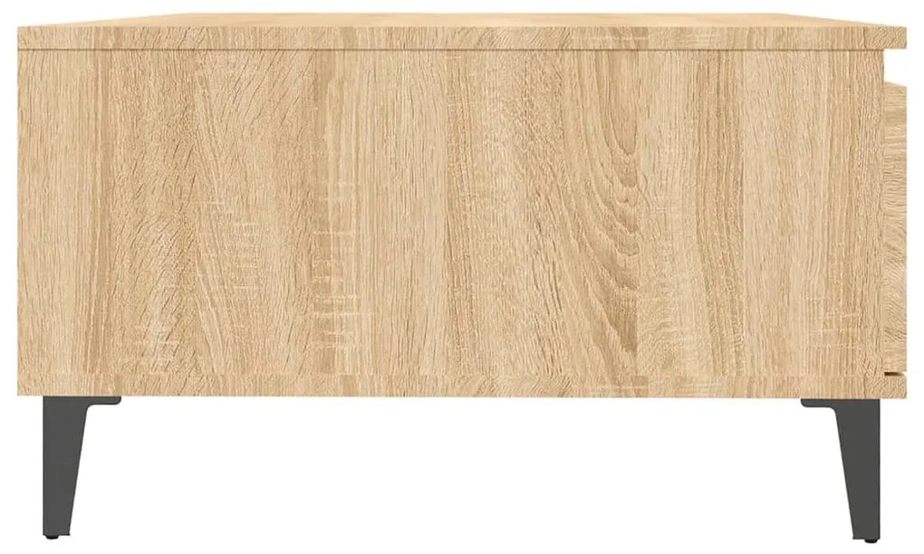 Mesa de centro 90x60x35 cm derivados de madeira carvalho sonoma