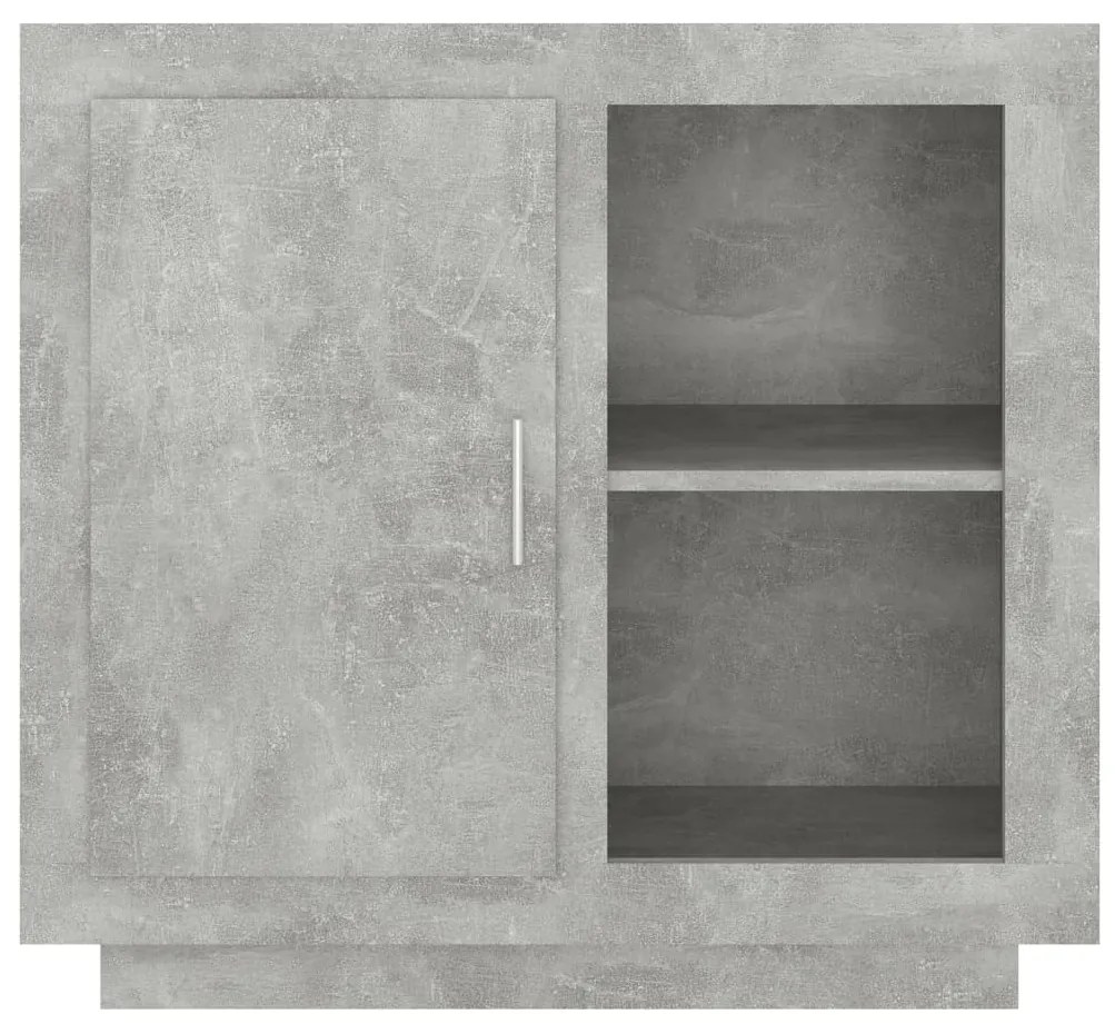 Aparador 80x40x75 cm cinza cimento