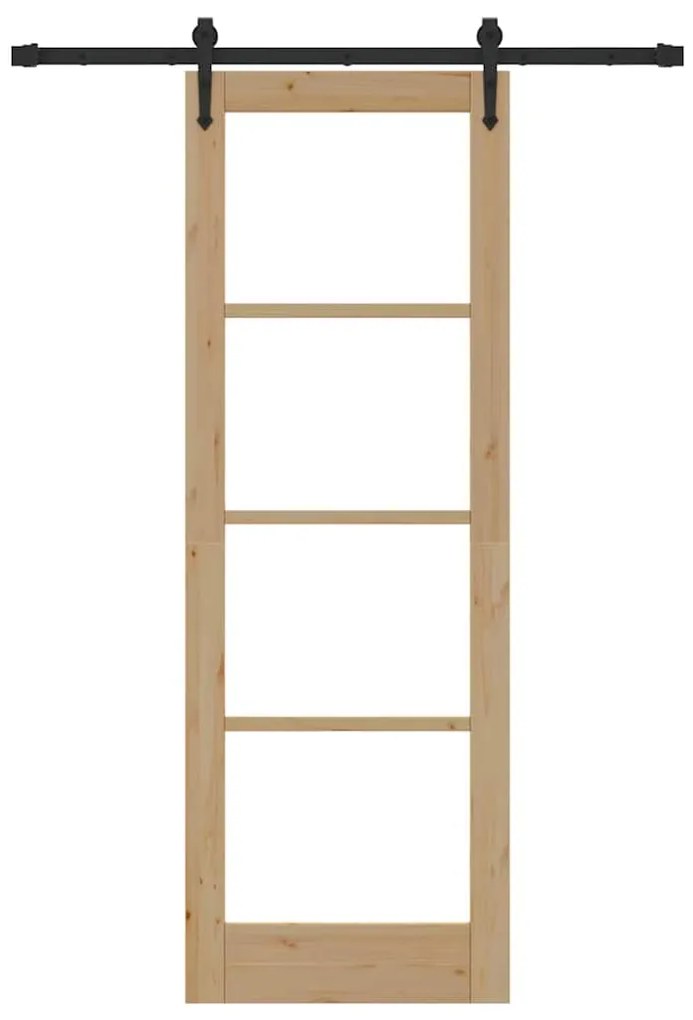 Porta Deslizante vidaXL com Conjunto de Ferragens "ORKDAL" 73.5x211 cm